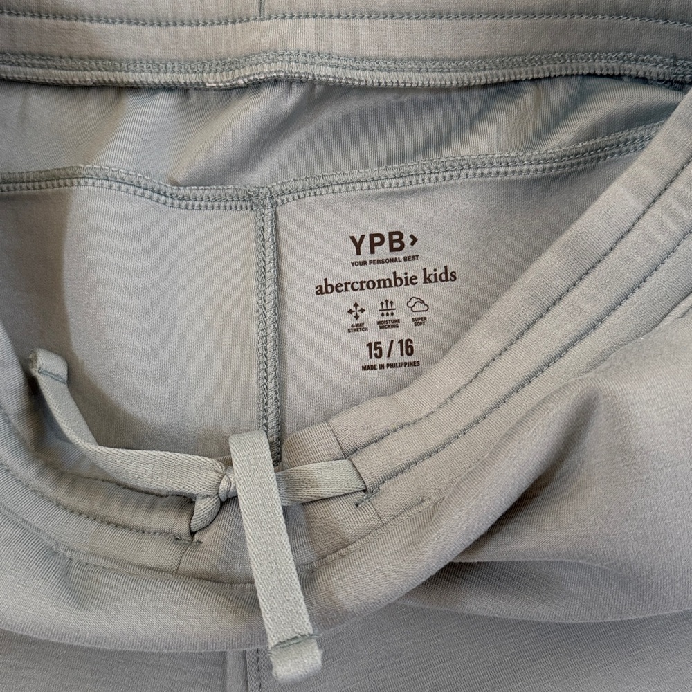 Abercrombie Kids Light Green YPB Joggers - Picture 7 of 7